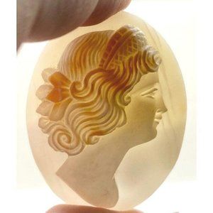 Beautiful antique Italian carved shell cameo - unmounted, unframed